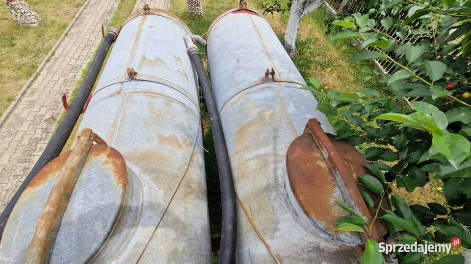 Zbiornik beczka mobilna beczkowóz na kołach na Katowice