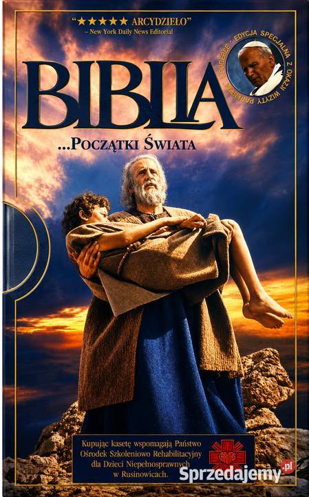 Film kpl 2X Video VHS Nowe Zafoliowane BIBLIA I