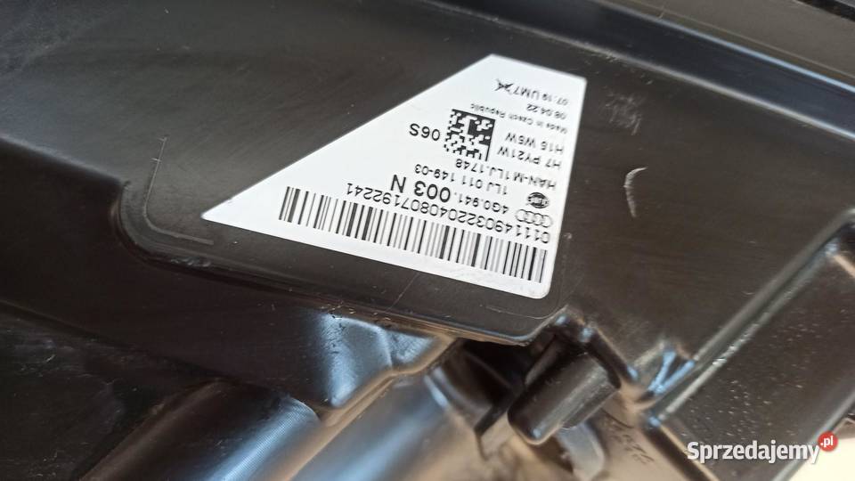 AUDI A6 C7 LAMPA LEWY PRZÓD 4G0941003N RHD