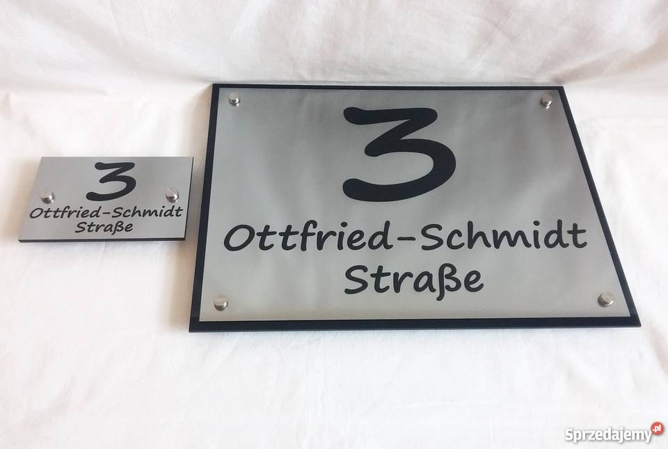 Tabliczka adresowa numer na dom nazwa ulicy Pozostałe mazowieckie Warszawa