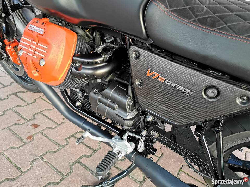 Moto Guzzi V7 III Carbon Black Raty Gwarancja śląskie Jaworzno