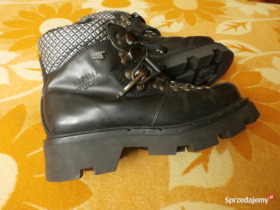 Buty górskie zimowe skórzane marki ALPINA mazowieckie Radom sprzedam