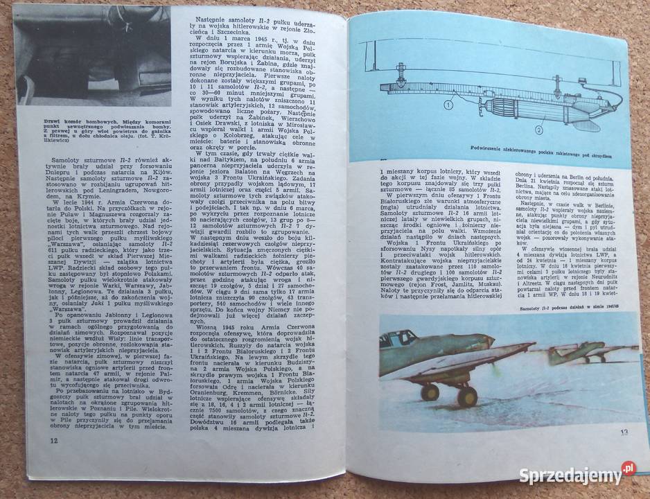 W Królikiewicz Samolot szturmowy Ił2 Książki naukowe i popularnonaukowe Warszawa