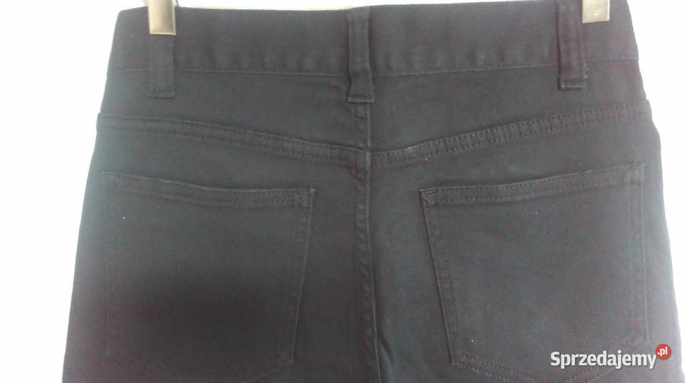 Spodnie czarne Jeans gruby Damskie SKINNY r 3638 Białystok