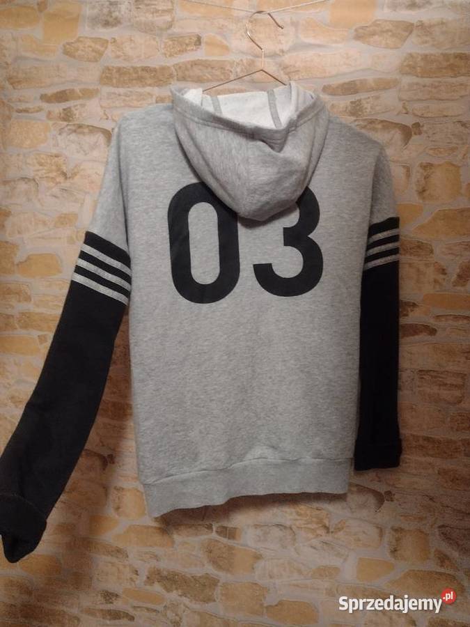 XSS ADIDAS Szara bluza sportowa z kapturem z Kraków