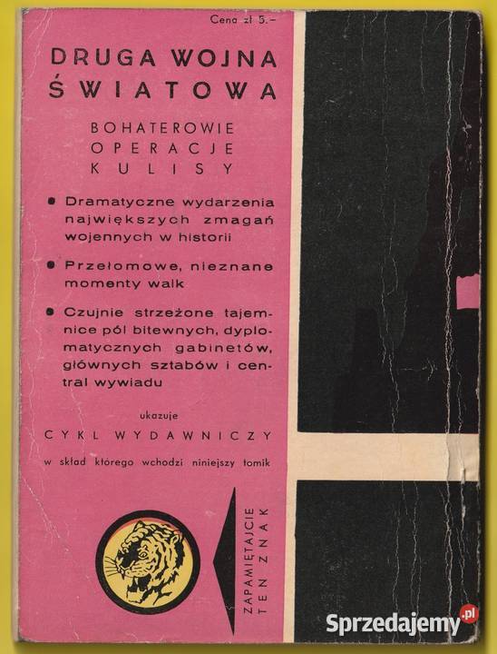 ŻÓŁTY TYGRYS SZOSA PIOTRKOWSKA 1963 łódzkie Łódź