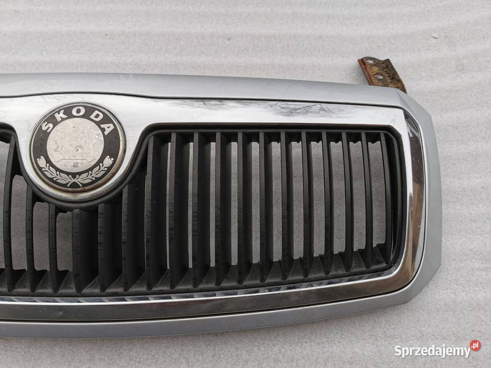 Atrapa Grill Kratka Skoda Fabia I 9102 Srebrna części blacharskie