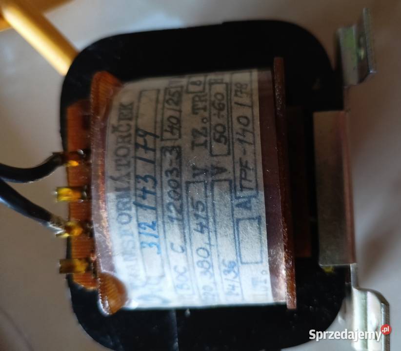 Transformator sieciowy 220380415V2436Vz PRL Łódź