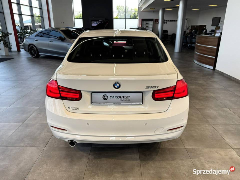 BMW 318 i 15 136 automat 2018 r salon NAVI 92 Zarejestrowany w Polsce małopolskie Myślenice