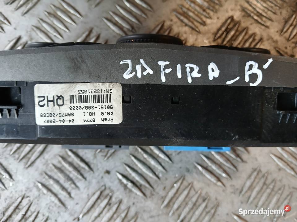 Panel nawiewu Opel Astra H Zafira B 13231053 Radłów