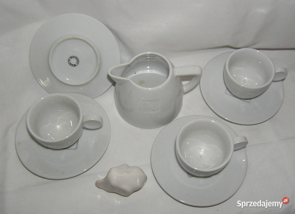 filiżanki białe Germany ze słonikiemMD Pozostałe Bartków