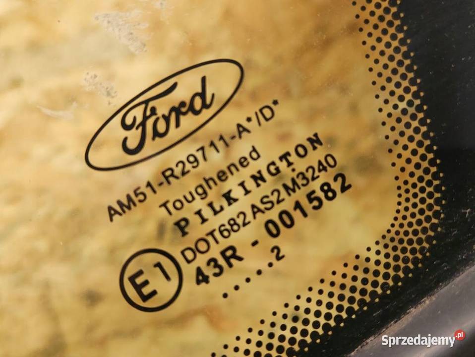 Szyba Karoseryjna na Błotnik Lewy Przód Ford C Pleszew
