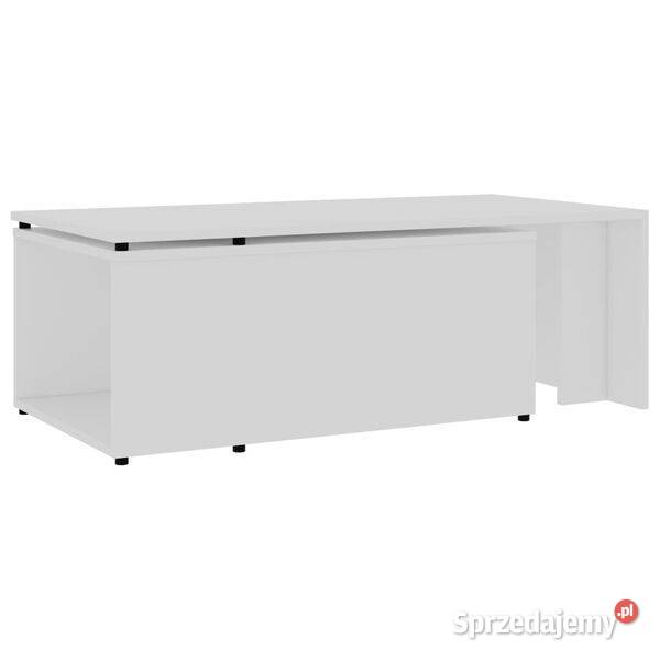 vidaXL Stolik kawowy biały 150x50x35 SKU801337