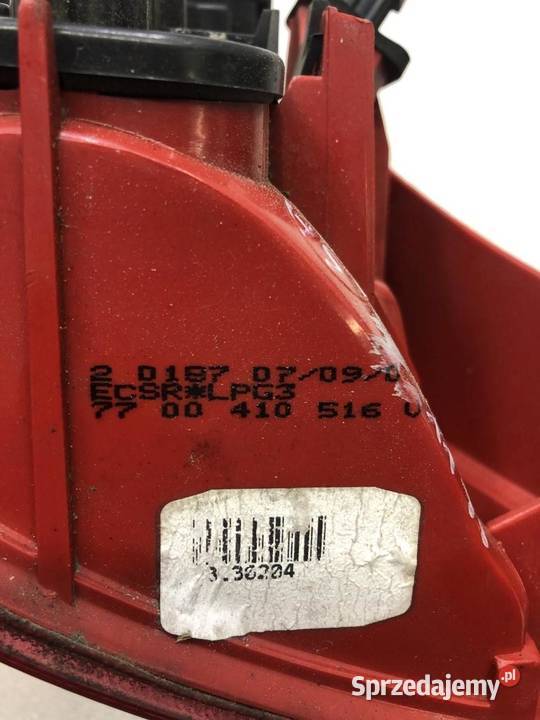 LAMPA PRAWY TYŁ RENAULT CLIO II 7700410516 EU sprzedam