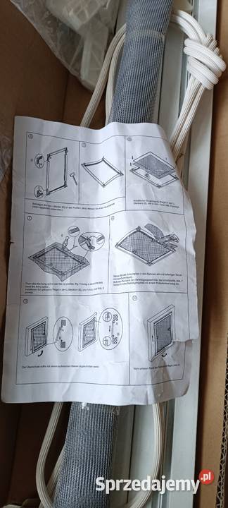 Moskitiera okienna 100x120 można przycinać