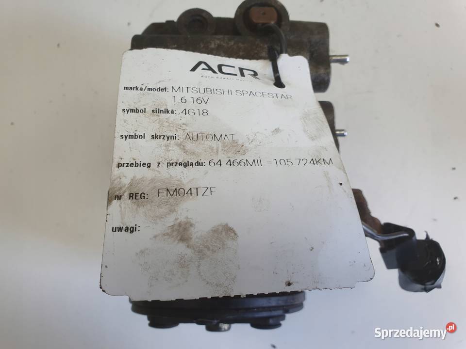 Space Star 16 16V SPRĘŻARKA KLIMATYCZACJI Janów sprzedam