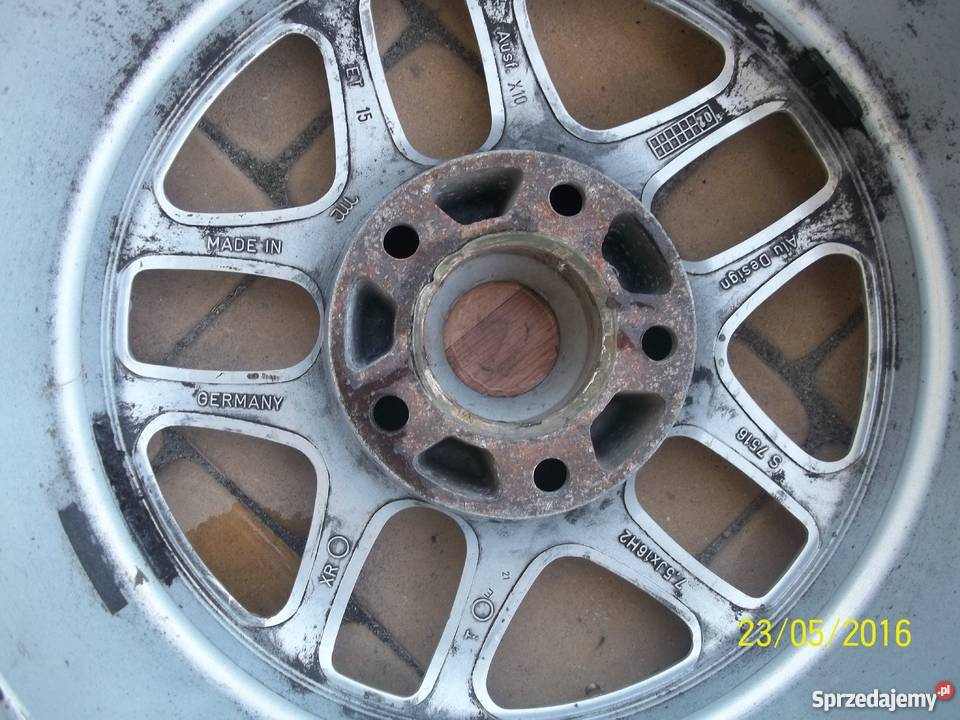 DEZENT S 5X112 75J 16 ET15 jedna uszkodzona Rozmiar 16" sprzedam