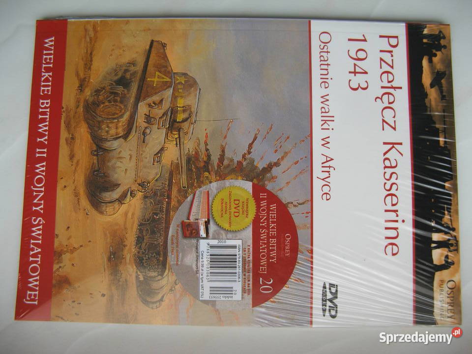 Osprey Przełęcz Kasserine 1943 książka film Poznań