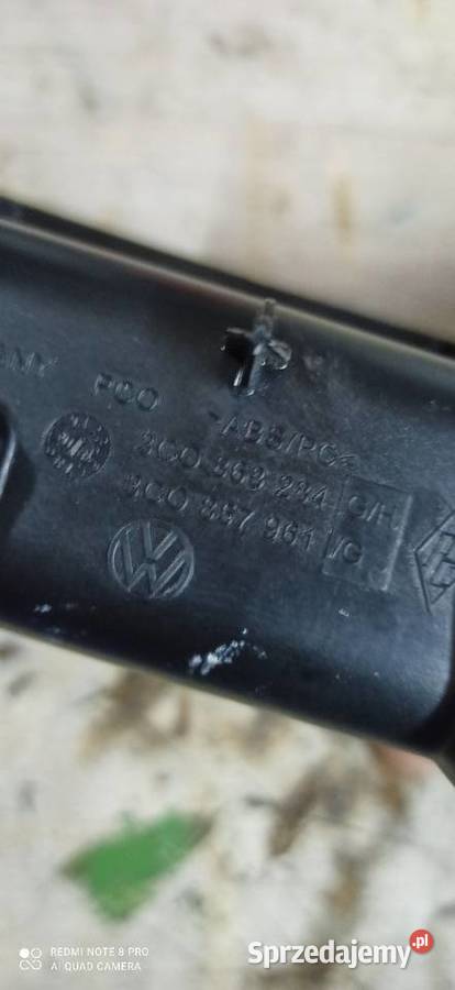 Popielniczka passat b6 dekor Alu Popielniczki Biała