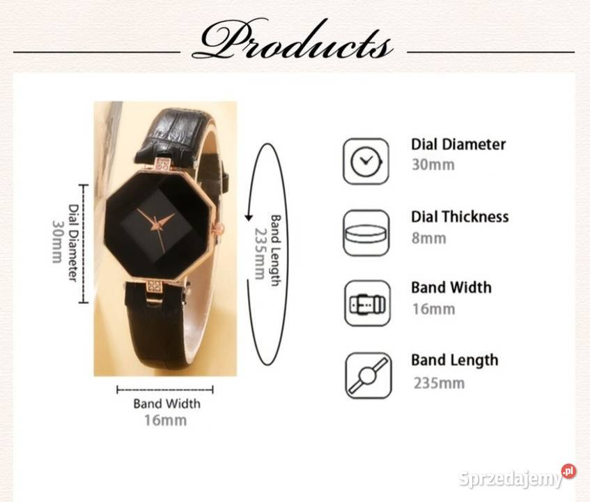 Modny zestaw prezentowy zegarek naszyjnik Kędzierzyn-Koźle