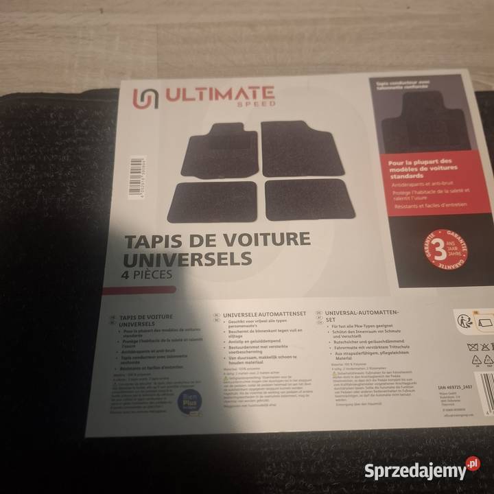 UNIWERSALNE DYWANIKI SAMOCHODOWE 4 SZTUKI Bolesławiec