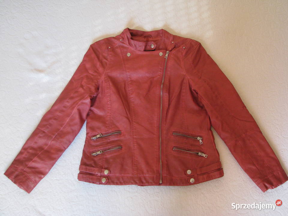 Kurtka ramoneska ze skórki na stójce 42 Brzegi