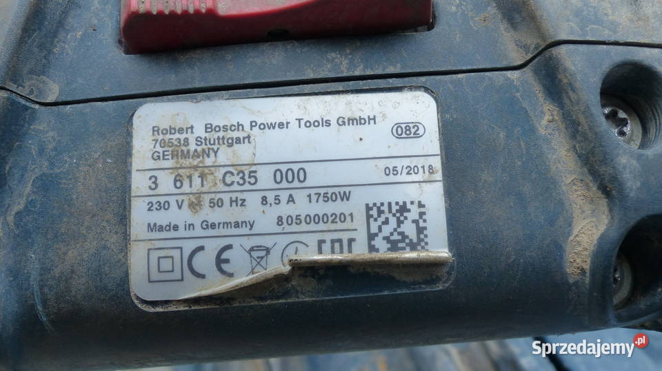 Młot wyburzeniowy BOSCH GSH 16 Wieluń