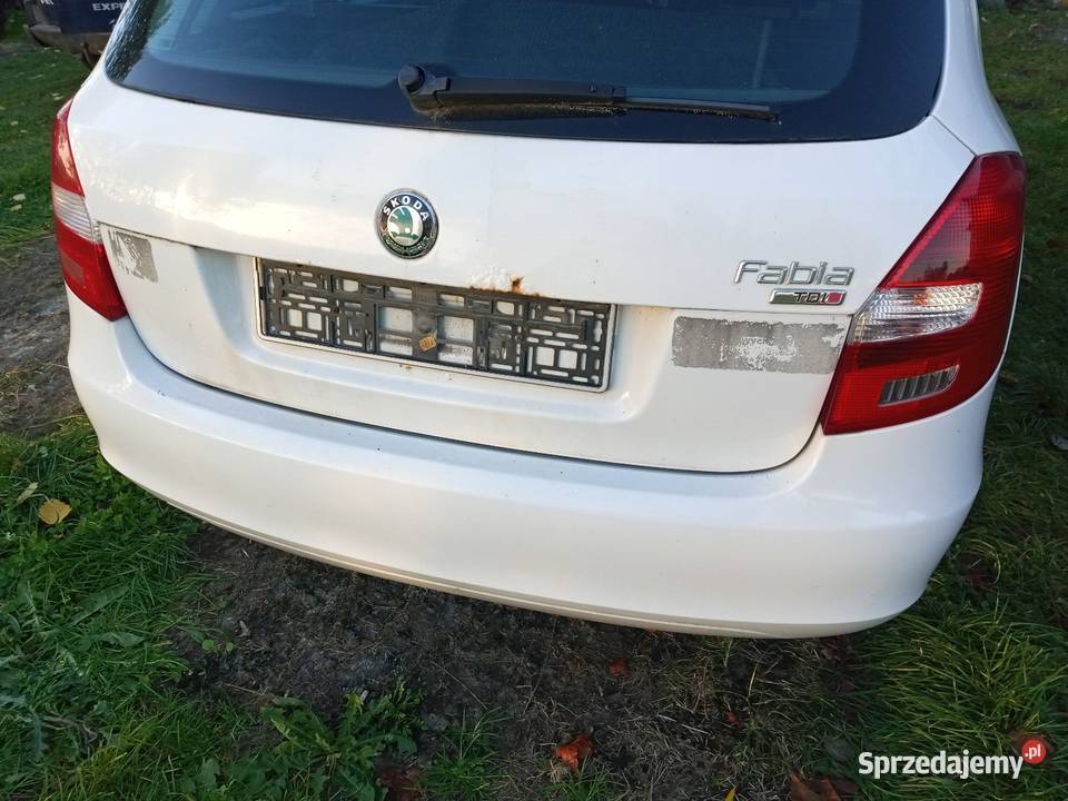 Skoda fabia 2fl błotnik drzwi fotele zderzak Górno-Parcele sprzedam
