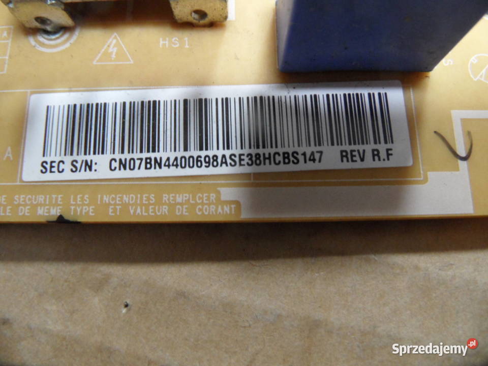 zasilacz telewizora samsung UE40J5100 BN4400698A