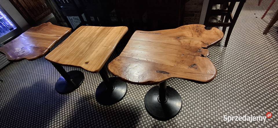 Wyprzedaż Stolik z blatem drewnianym mazowieckie Warszawa sprzedam
