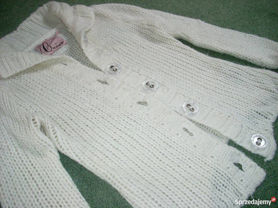 Milutki Sweter Z Grubej Włóczki 36 S 34 Rozmiar 36(S) Nowy Sącz