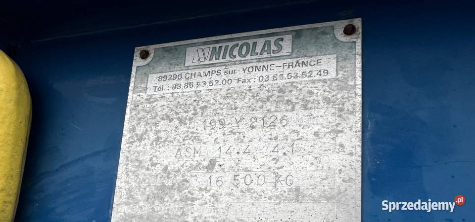 Ciągnik terminalowy Nicolas ASM14441 8x2x8 200