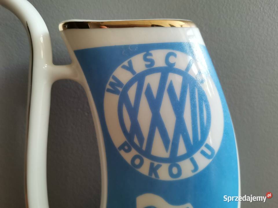 Stara pijałka porcelana Ćmielów Wyścig Pokoju Katowice