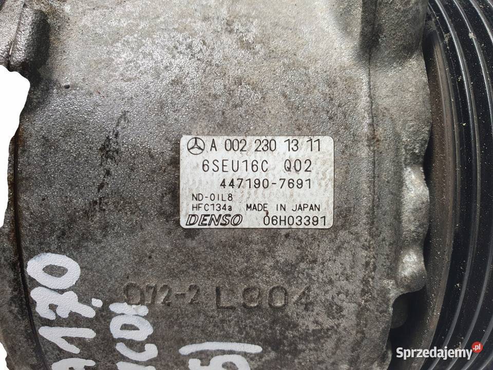 SPRĘŻARKA KLIMATYZACJI Mercedes Benz W245 W169 Chełm