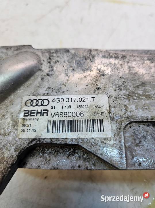 CHŁODNICA OLEJU AUDI A6 C7 A7 30 TDI 4G0317021T