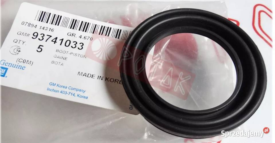 Osłona tłoczka zacisku hamulcowego uszczelka Szczecin