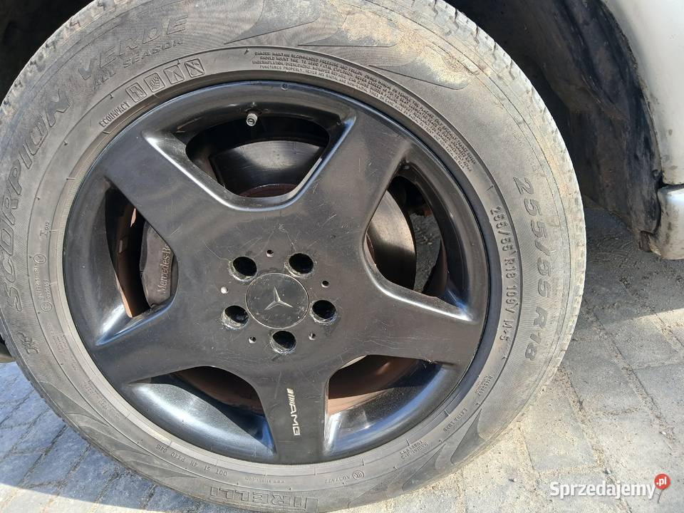 Felgi Mercedes ML W163 18 AMG czarne Średnica 18" Samochodowe Kołobrzeg