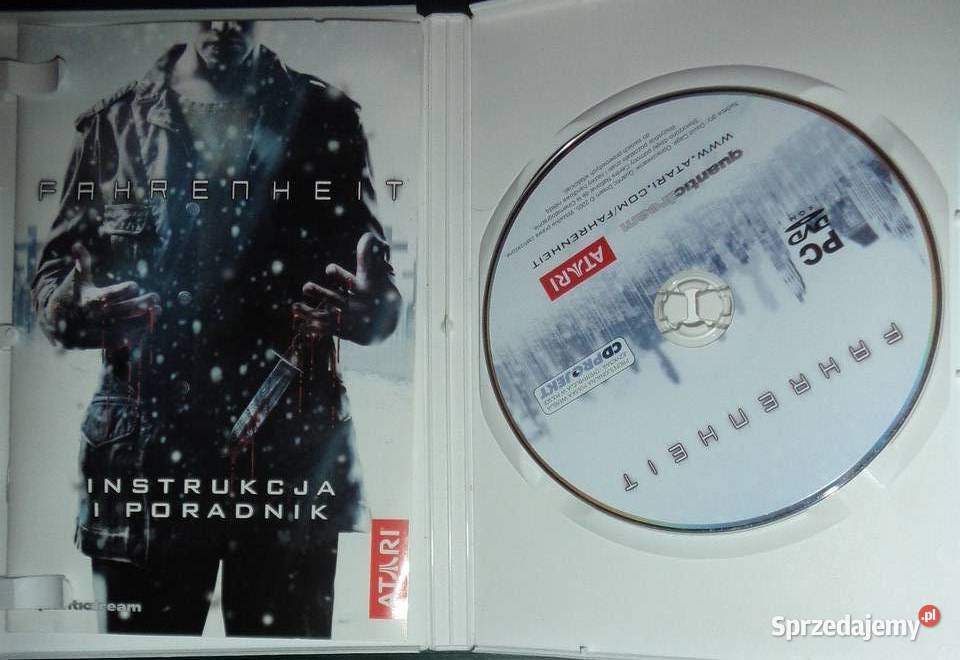 gra Fahrenheit Klasyka PC DVD BOX 2007 super przygodowe Rzeszów