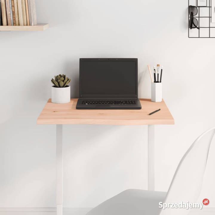 Blat stołu 60x40x2 surowe drewno dębowe