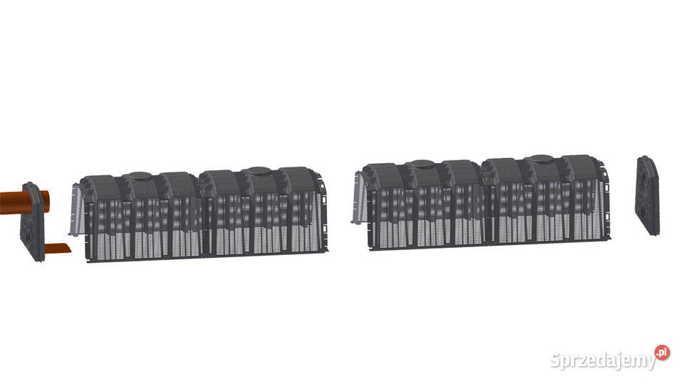 DRENAŻ TUNELOWY 150L Drenaż rozsączający ZESTAW Wrocław