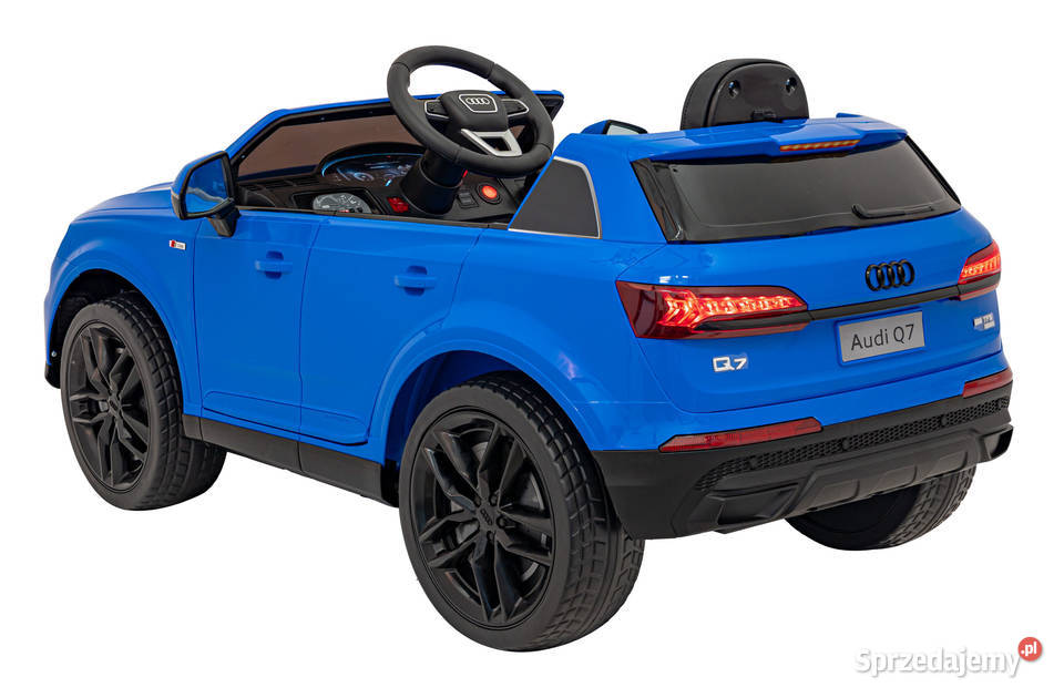 Audi Q7 LIFT Niebieski 12V 2x35W Koła EVA Łopuszno