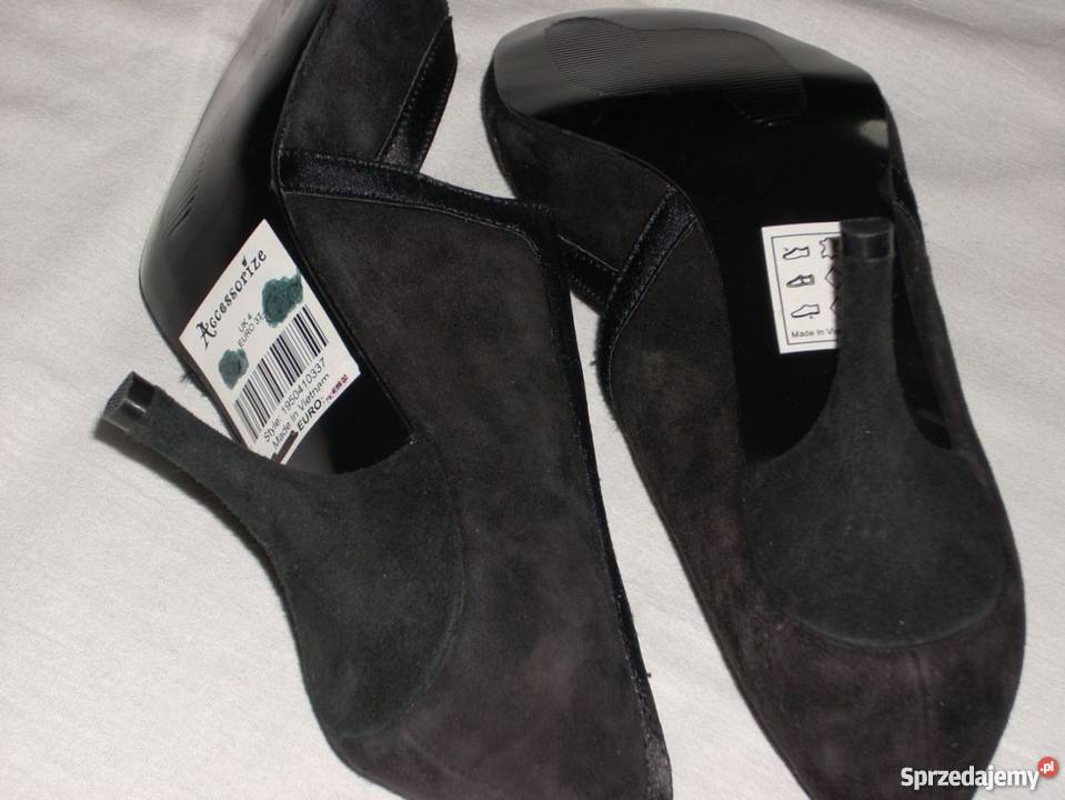 Skórzane Szpilki ZAmsz Skóra NOWE 365 Czółenka Nowy Sącz