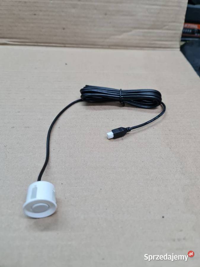 Czujnik parkowania uniwersalny biały 22 mm