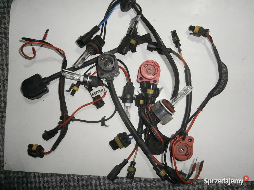 Przetwornice HID 5 sztuk kable itp Wysogotowo