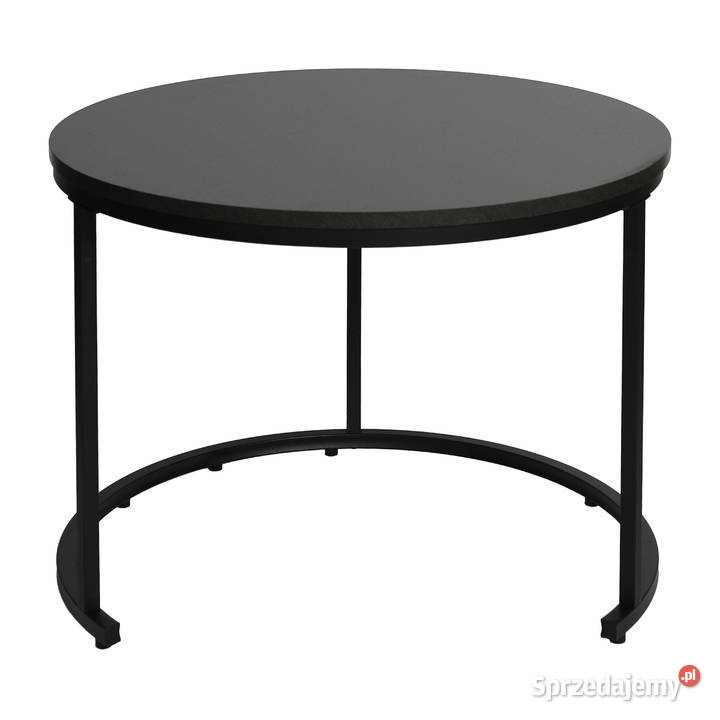 Nowoczesne stoliki kawowe okrągłe zestaw 2w1 Poznań