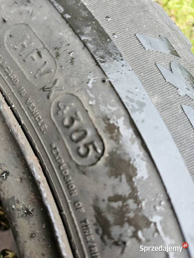 Felgi 4 sztuki z oponami 6Jx15H2 ET47 do VW kujawsko-pomorskie Białe Błota