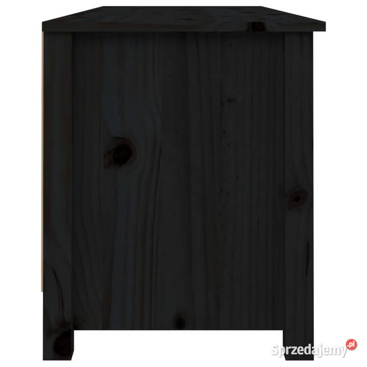 Szafka na buty czarna 110x38x455 drewno sosnowe mazowieckie Warszawa