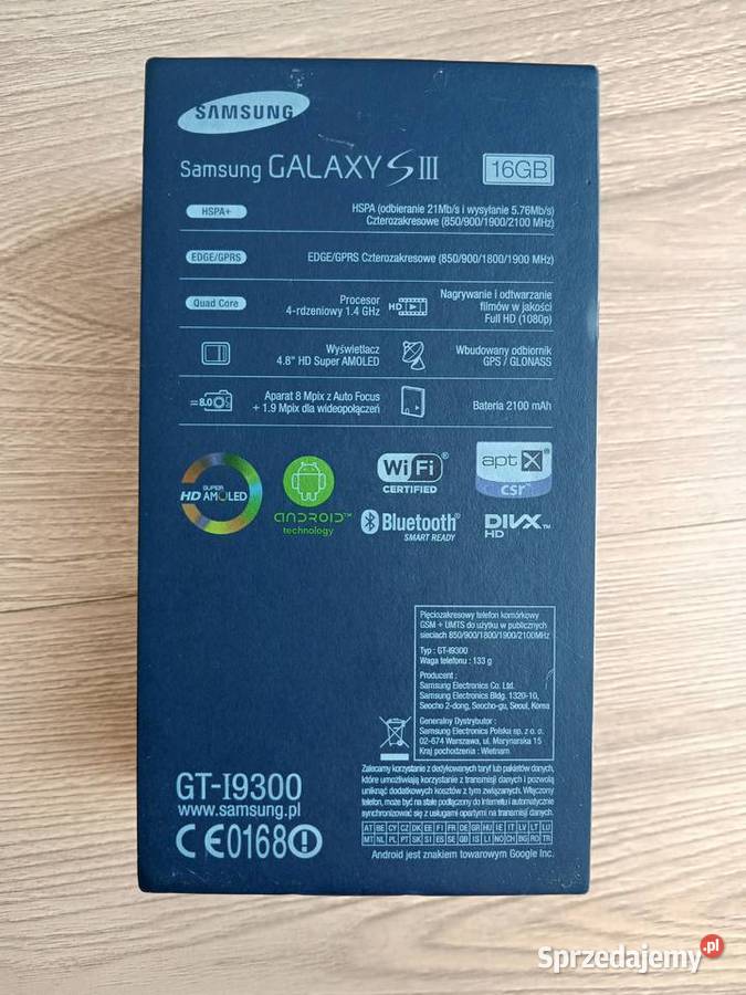 Samsung Galaxy S3 GTi9300 16 GB Bez SIMlocka Kraków