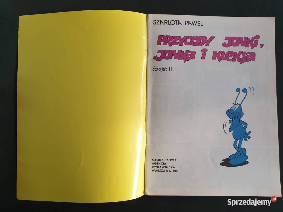 Przygody Jonki Jonka i Kleksa cz I i II komplet Gdynia