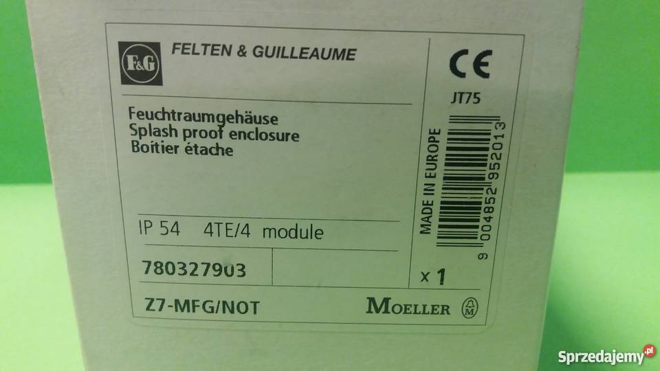 Obudowa wyłącznika silnikowego Moeller Z7MFGNOT Wyszków
